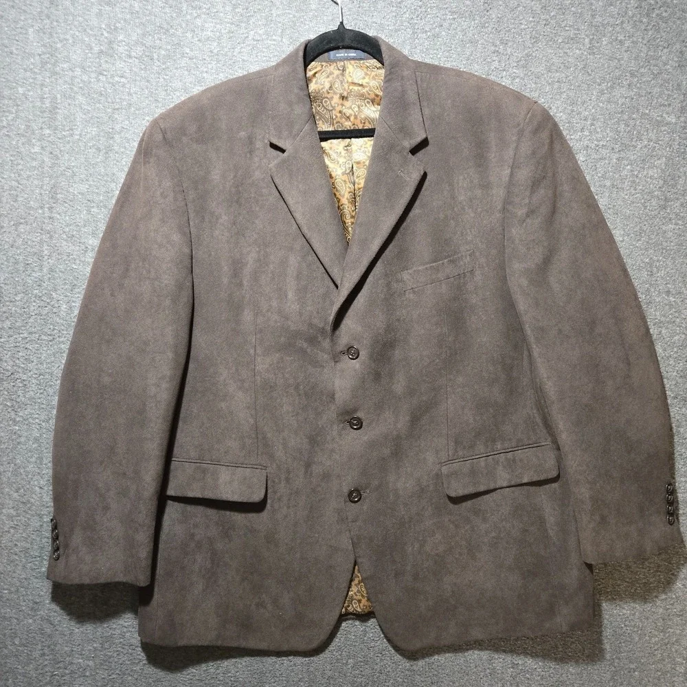 Ralph Lauren Sport Coat 48R‎ Brown Corduroy Blazer Jacket Classic Casual